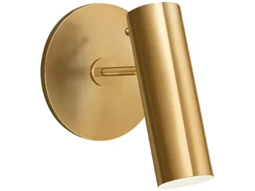 LANCELOT - Pivoting Light in Hand-Rubbed Antique Brass by Visual Comfort Europe - view 2